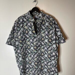 Vintage Reyn Spooner Fruit Floral Aloha Shirt Size XL Mens